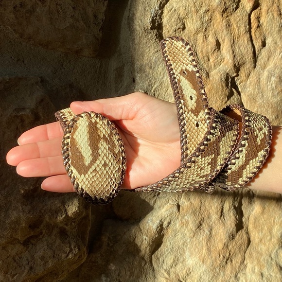Vintage Python Handcrafted Belt - Picture 2 of 9